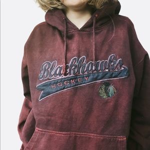 Blackhawk Hockey Red Hoodie